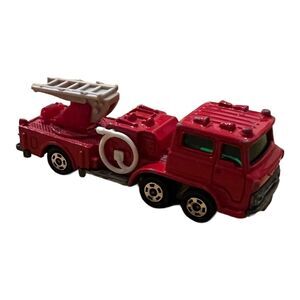 Vintage TOMICA Made in Japan #22 Nissan UD Condor Chemical Fire Engine Red/Grey